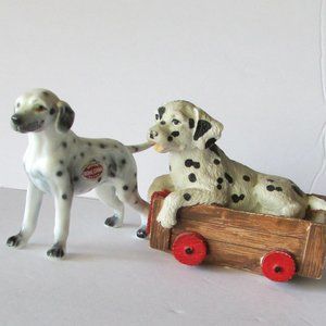 Lot of 2 Dalmatian dogs